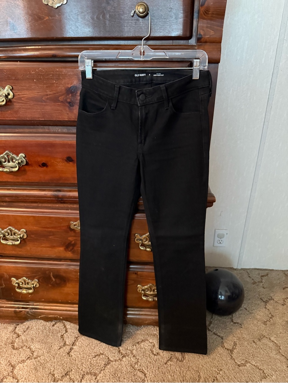 Old Navy Black Women's Boot-Cut Jeans